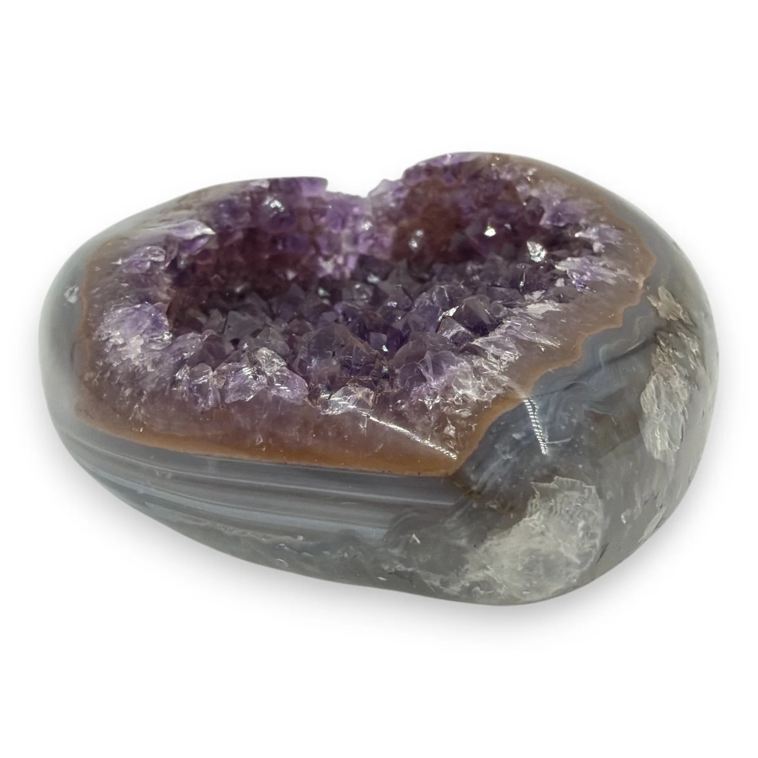 Amethist hart uit Uruguay - 476 gram - Afbeelding 2