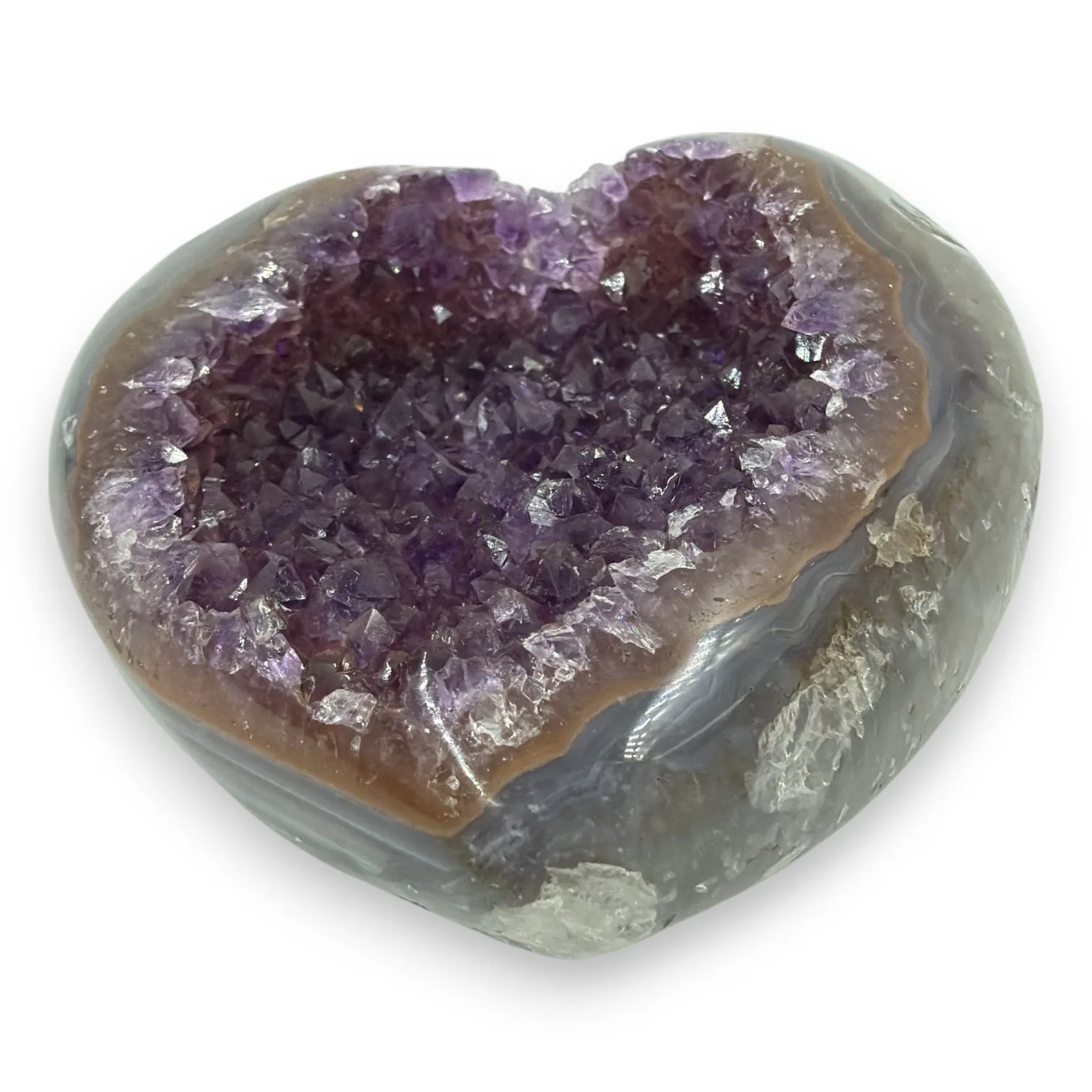 Amethist hart uit Uruguay - 476 gram