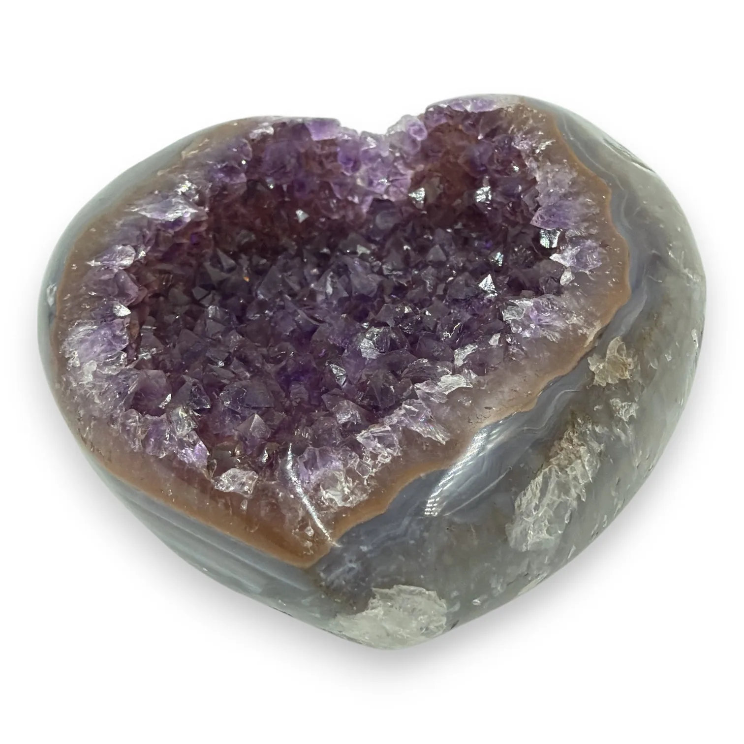 Amethist hart uit Uruguay - 476 gram - Afbeelding 3