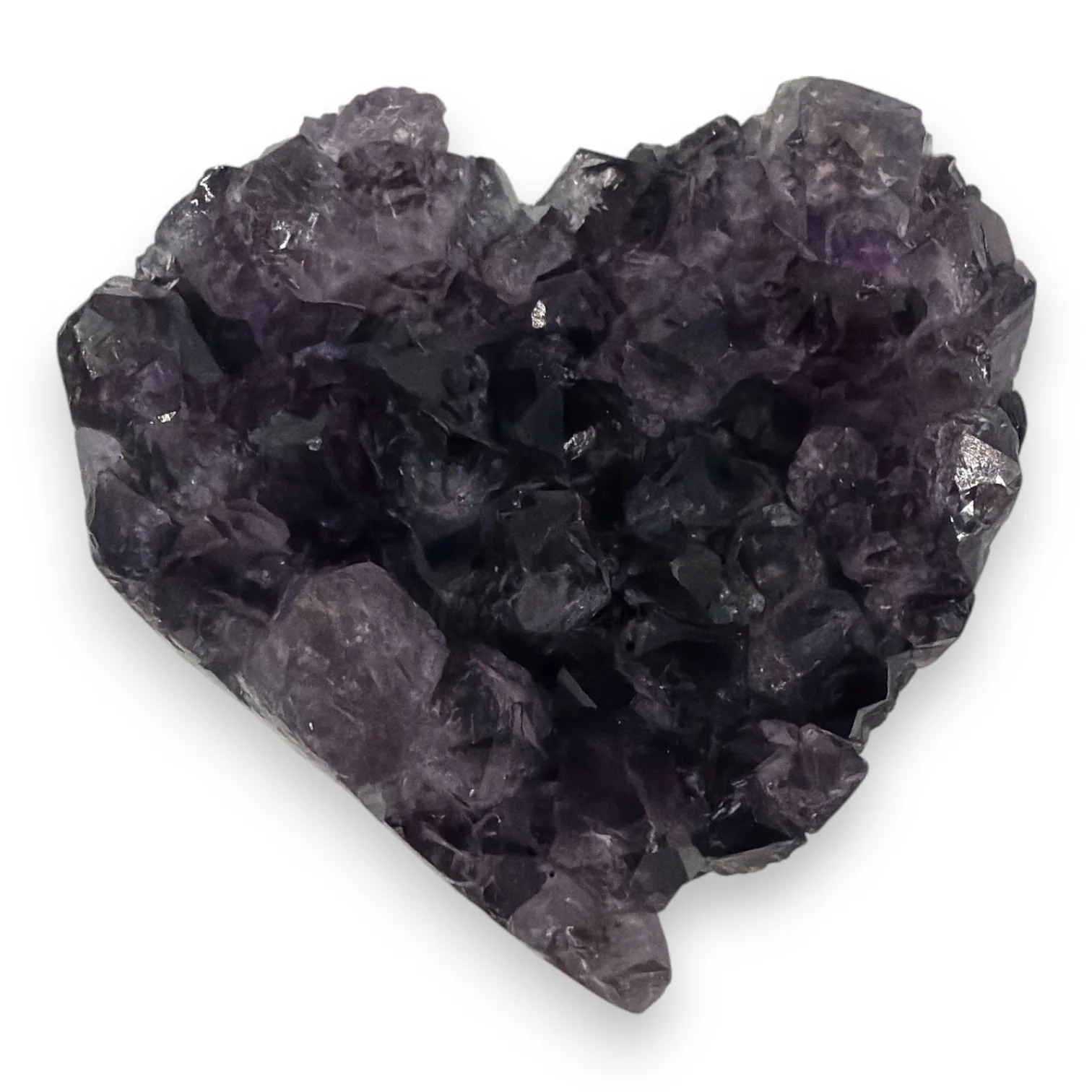 Amethist hart uit Uruguay - 130 gram