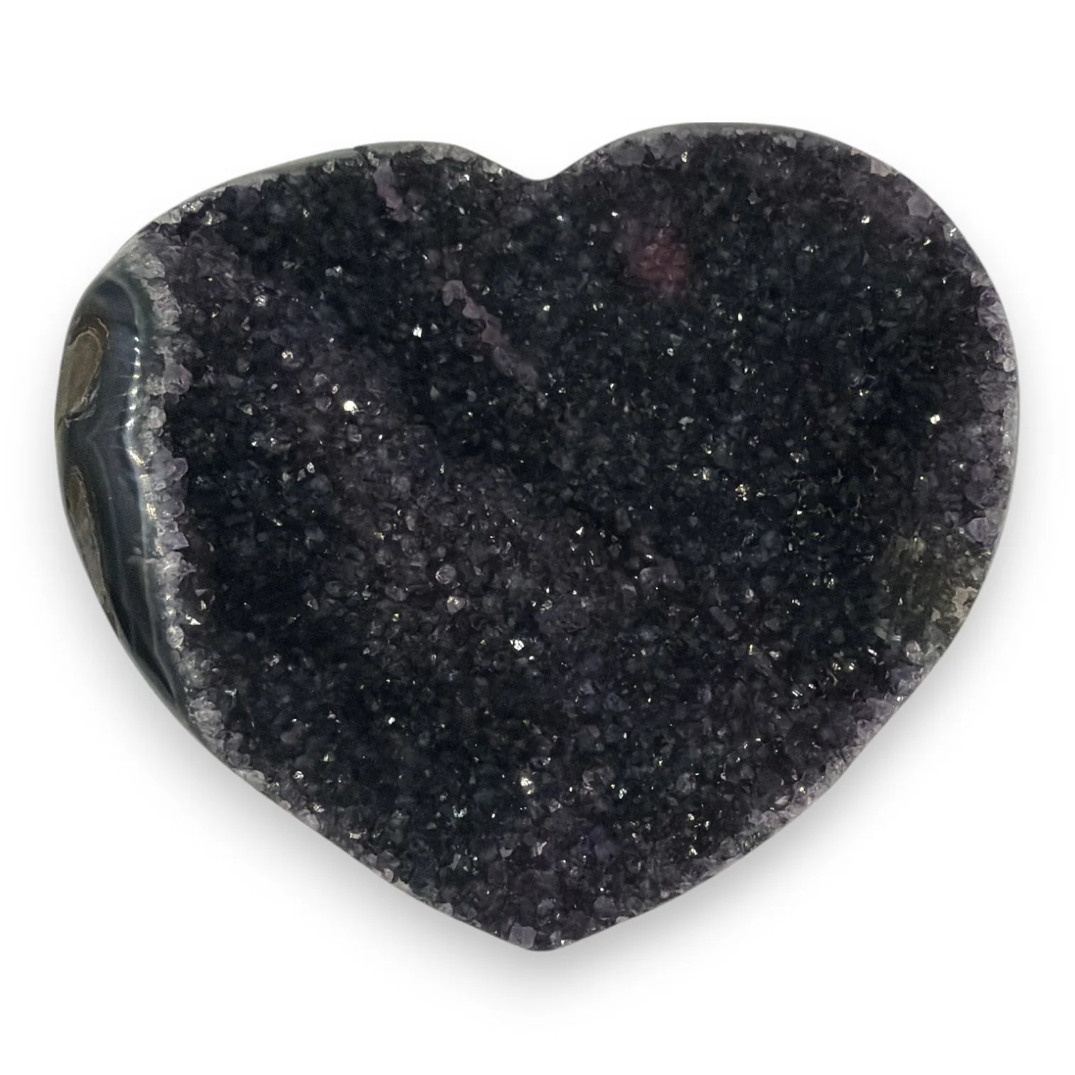 Amethist hart uit Uruguay - 480 gram