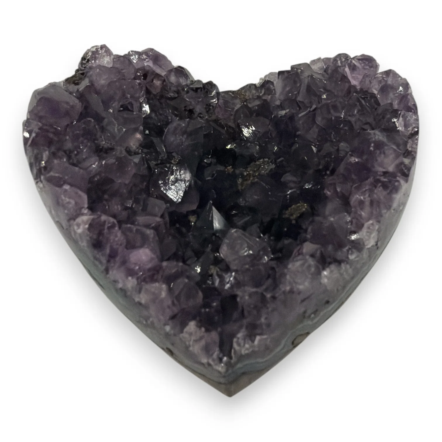 Amethist hart uit Uruguay - 198 gram - Image 2
