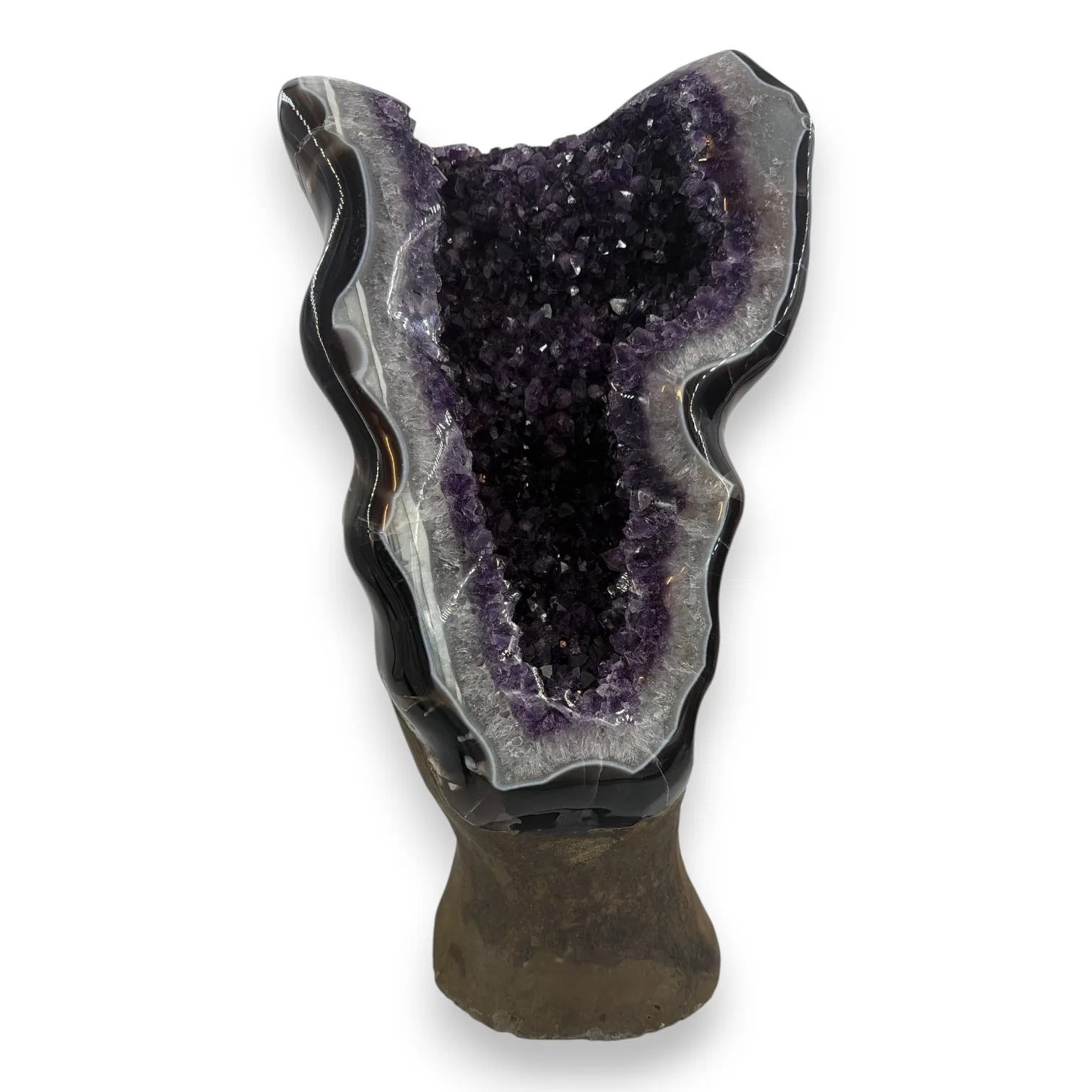 Amethist sculptuur uit Uruguay - 23.65kg - Afbeelding 6