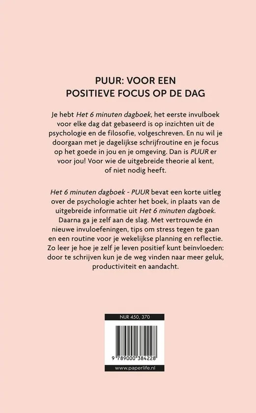 Het 6 minuten dagboek Puur - Afbeelding 2