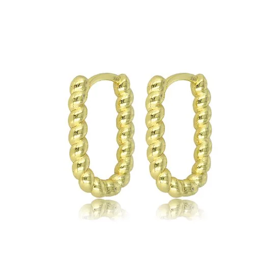 Oorring goud 18mm x 2.5mm - My Bendel