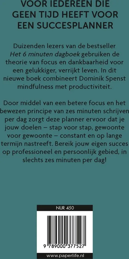 Het 6 minuten succesjournal - Dominik Spenst - Afbeelding 2