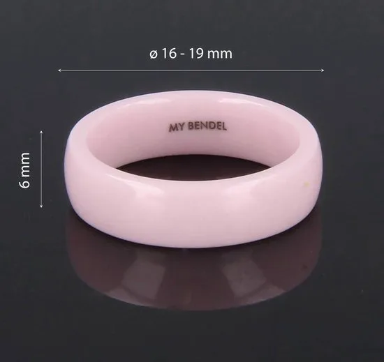 Stijlvolle 6 mm roze ring - My Bendel - Image 2