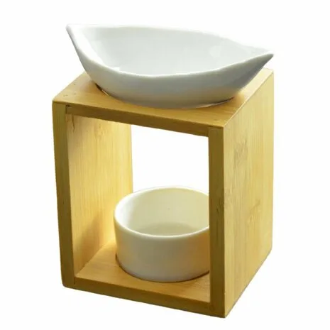 Oliebrander Feuillage - Bamboe & Keramiek, bladvormig design