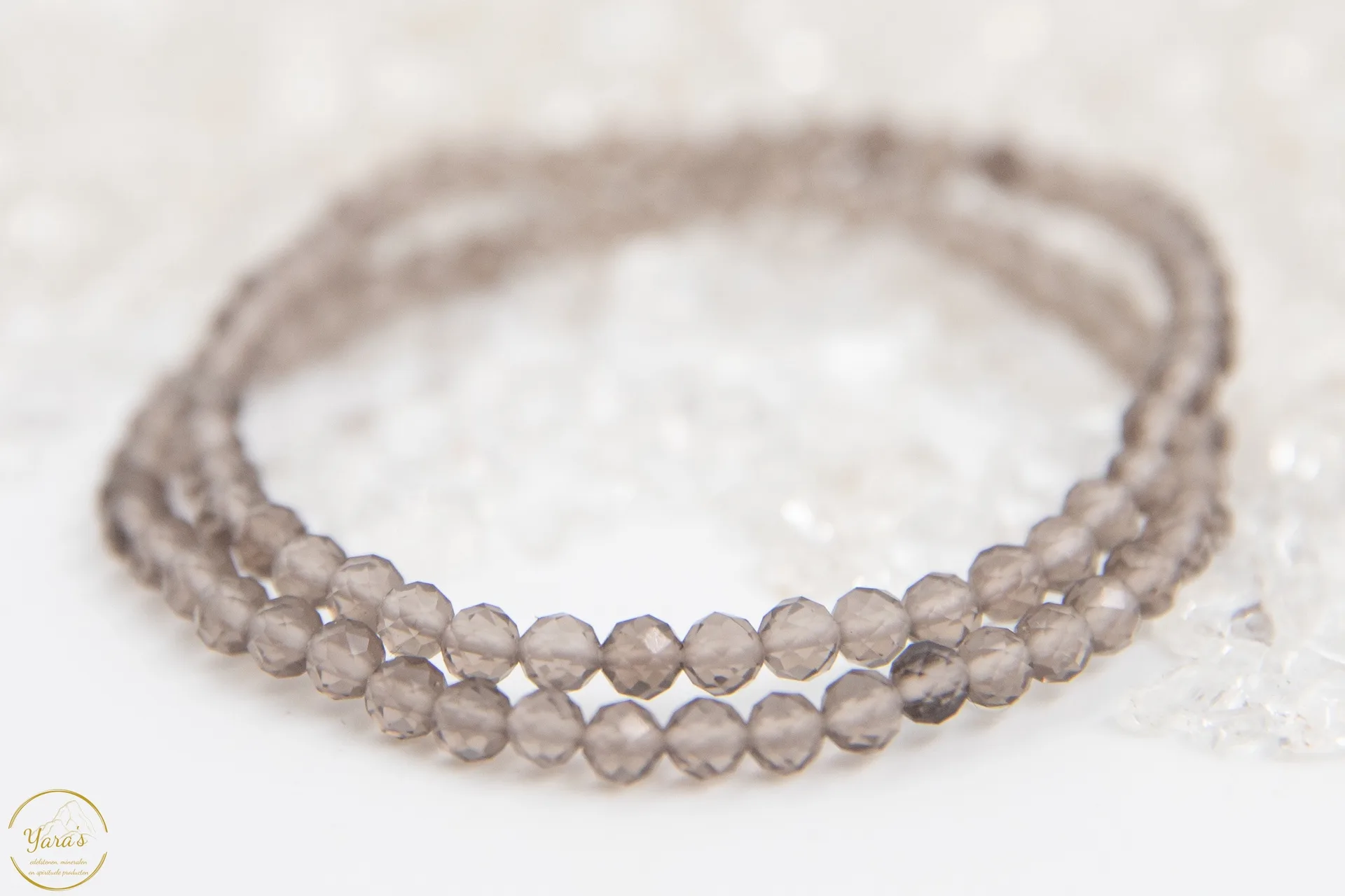 Rookkwarts Armband Facet 4mm