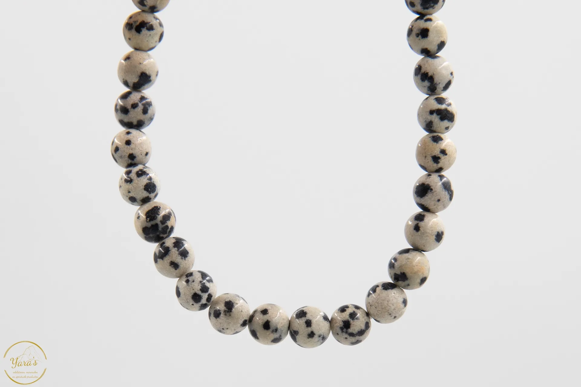 Dalmatiër Jaspis Armband 6mm - Afbeelding 2