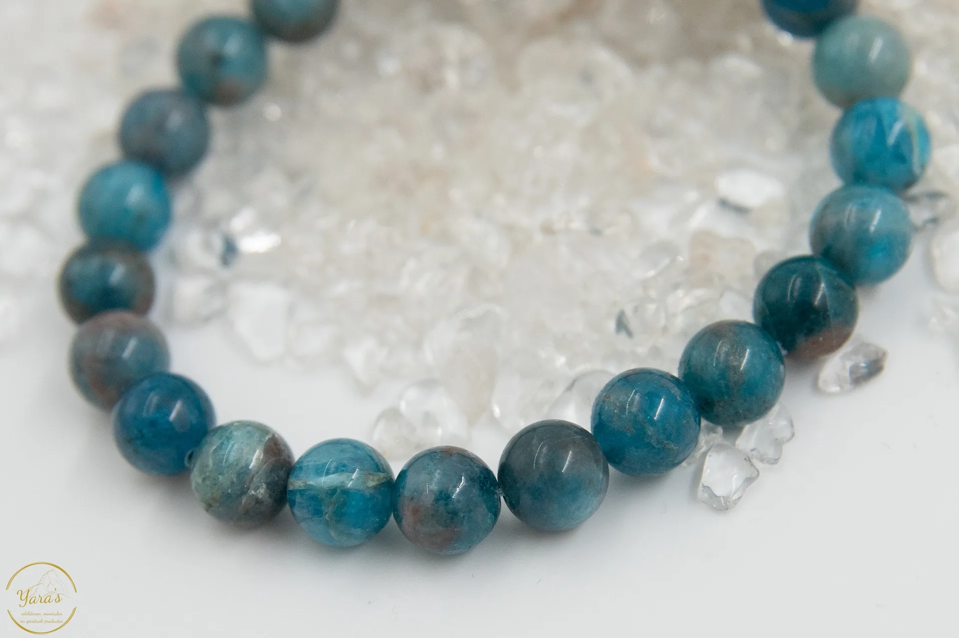 Blauwe Apatiet Armband 8mm