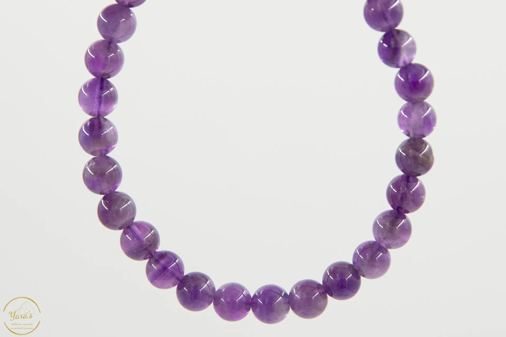 Amethist Armband 6mm - Afbeelding 2