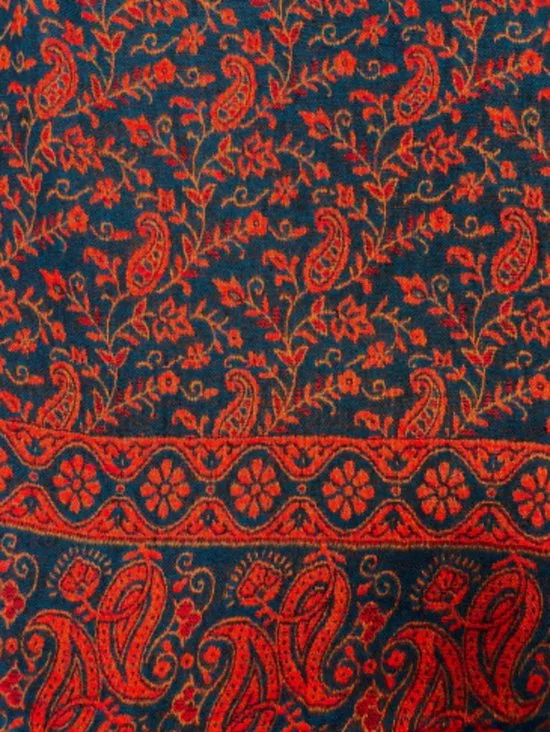 YogaStyles meditatiedeken - rood & groen - Image 2