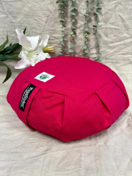 YogaStyles meditatiekussen - Organic Zafu roze - Afbeelding 2