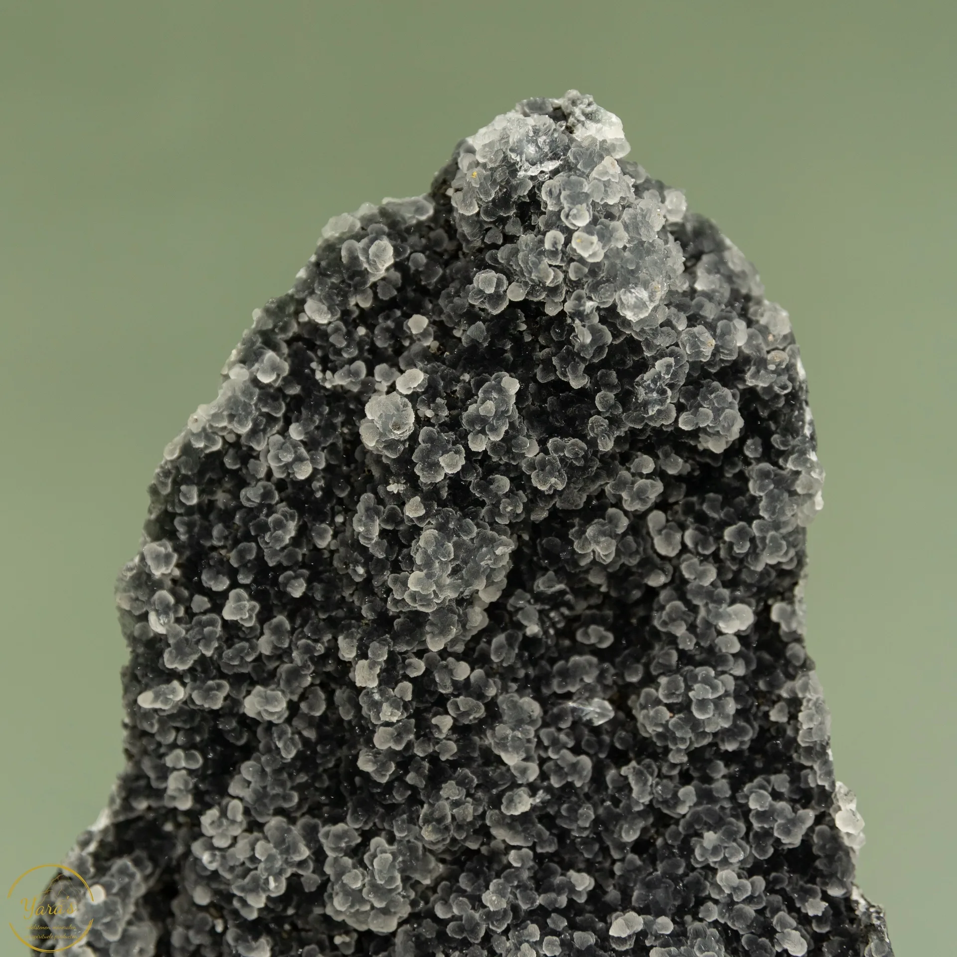 Zwarte druzy chalcedoon - 1.1 kg - Afbeelding 2