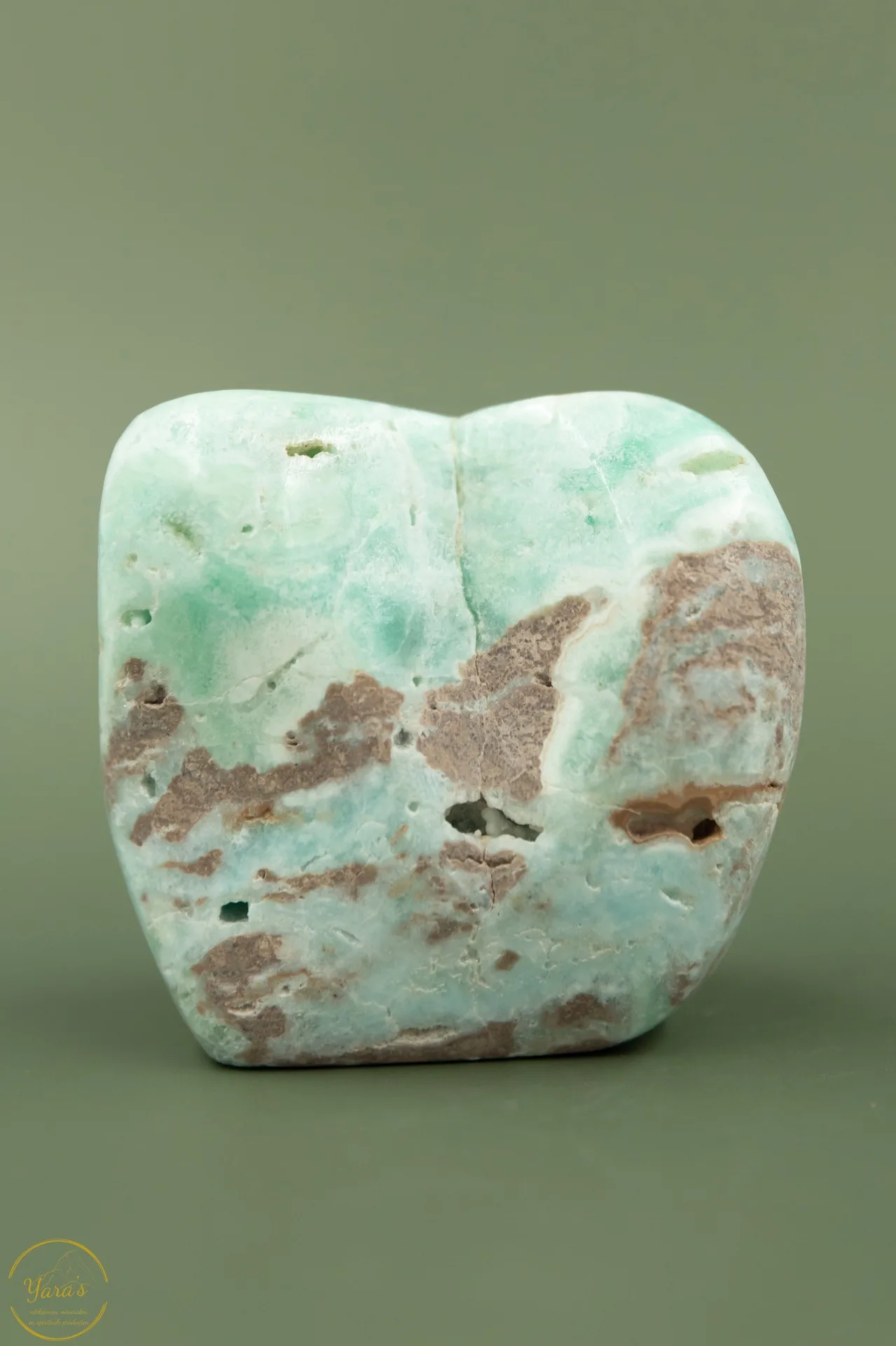 Carribean blue calciet gepolijst- 244 gram
