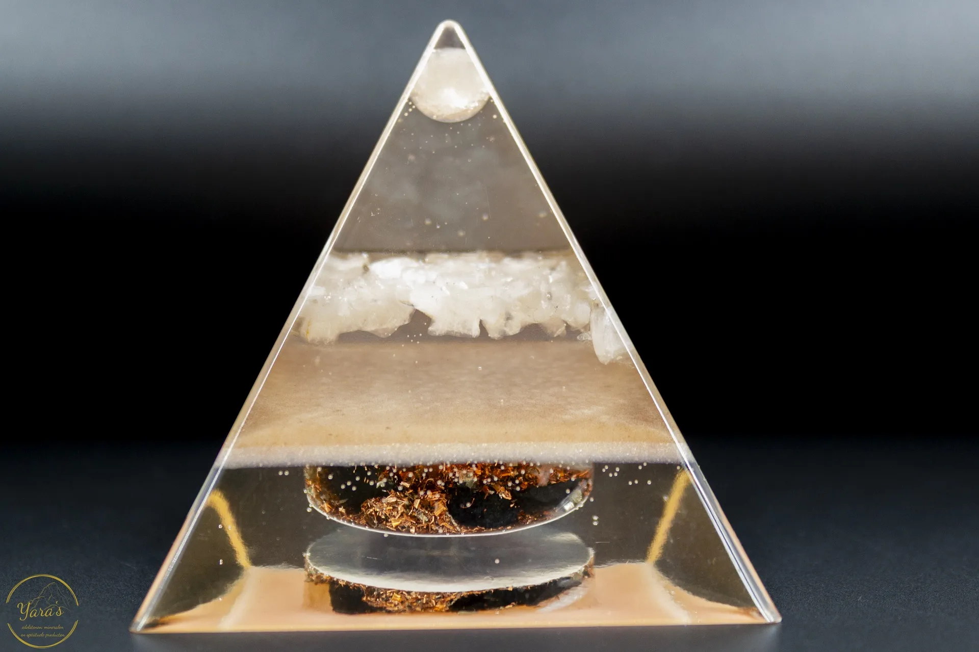 Piramide klein - Rozenkwarts - Afbeelding 2