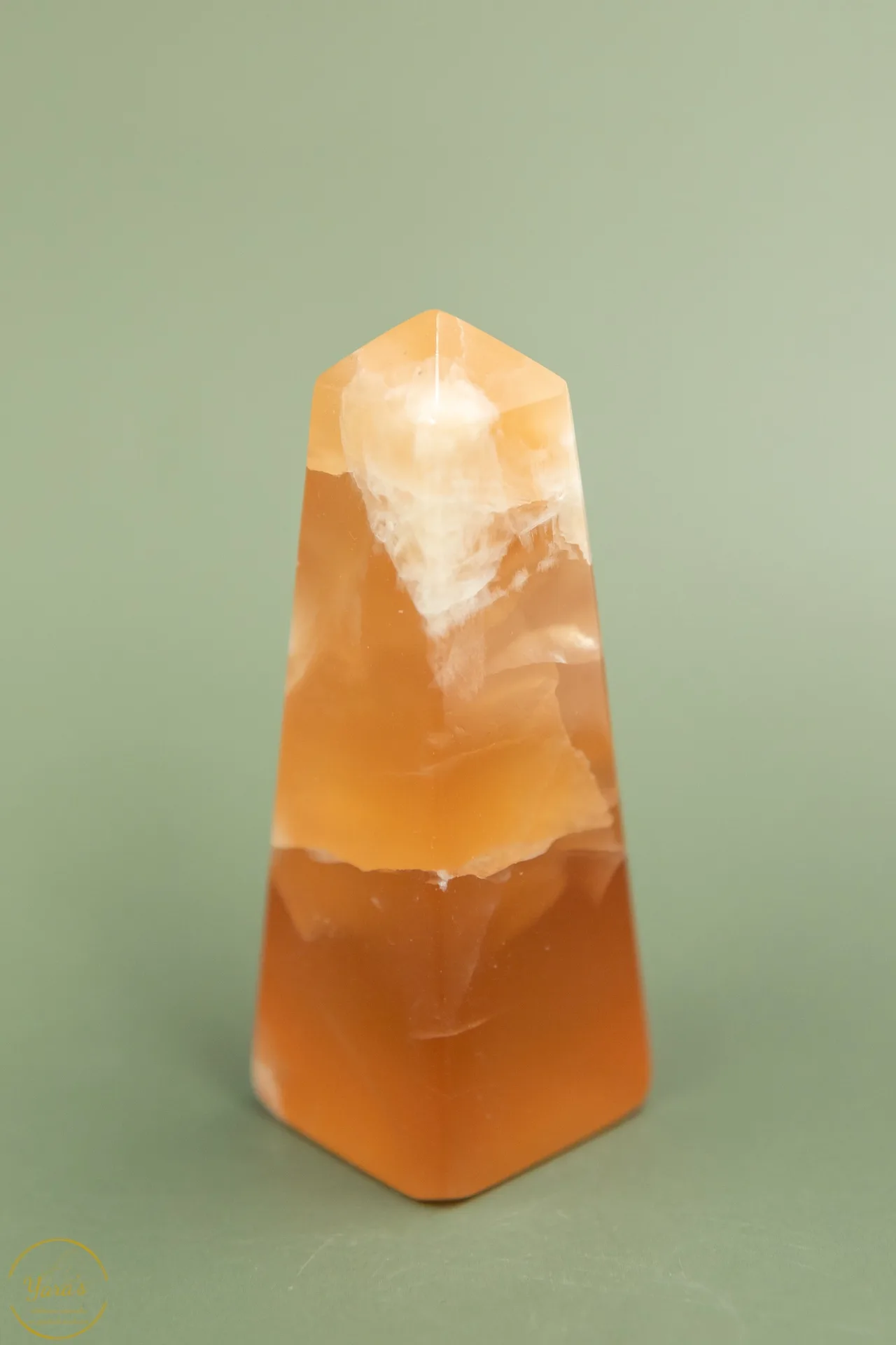 Honey Calcite Obelisk - 147 grams