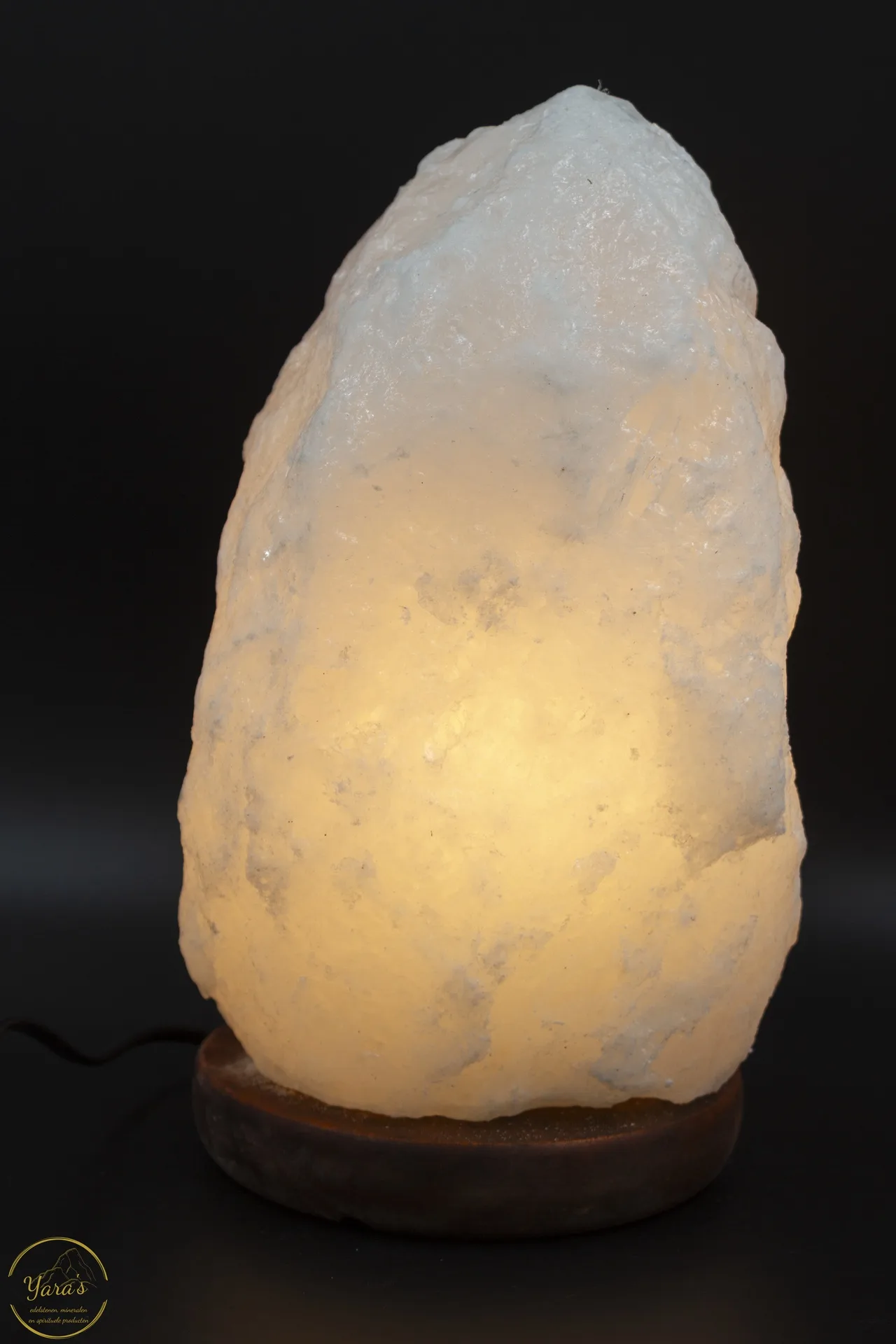 Himalaya zoutlamp wit 6-10kg natuurlijk brok - Afbeelding 2