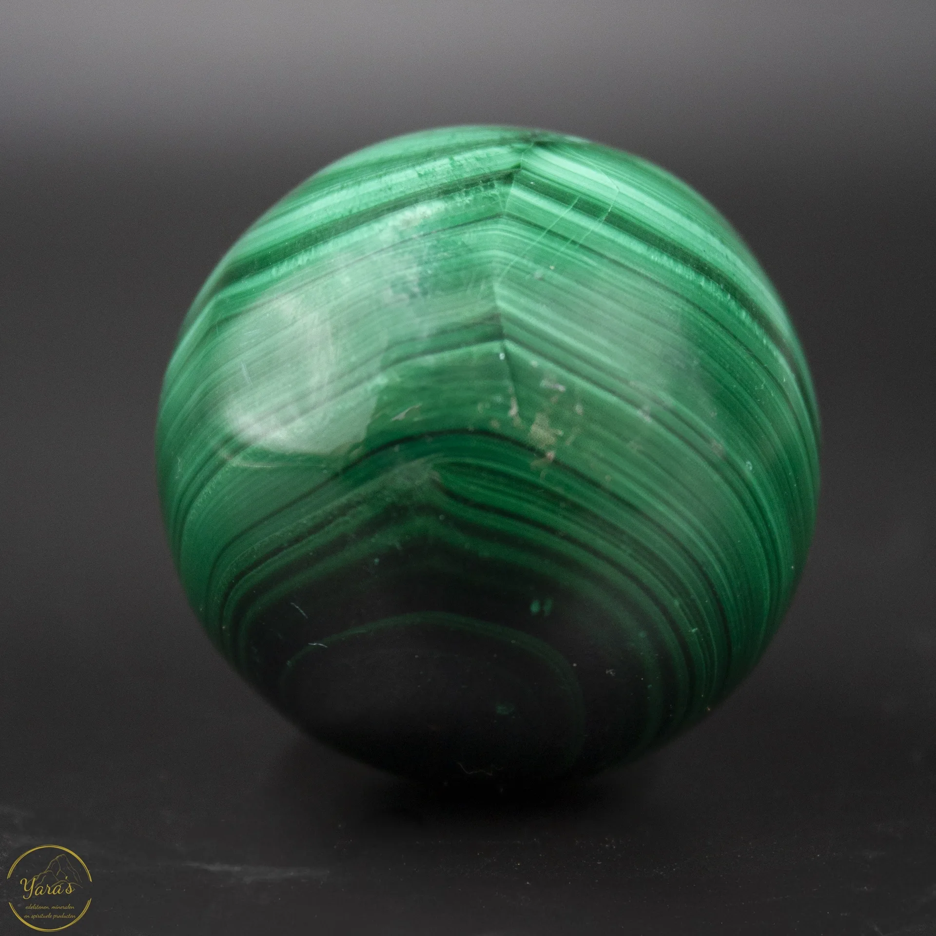 Malachiet bol 136 gram - Afbeelding 3