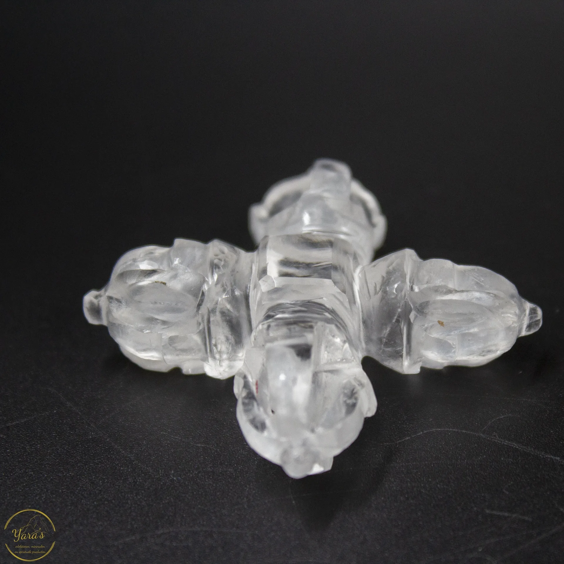 Dubbele dorje bergkristal 5cm - Afbeelding 2
