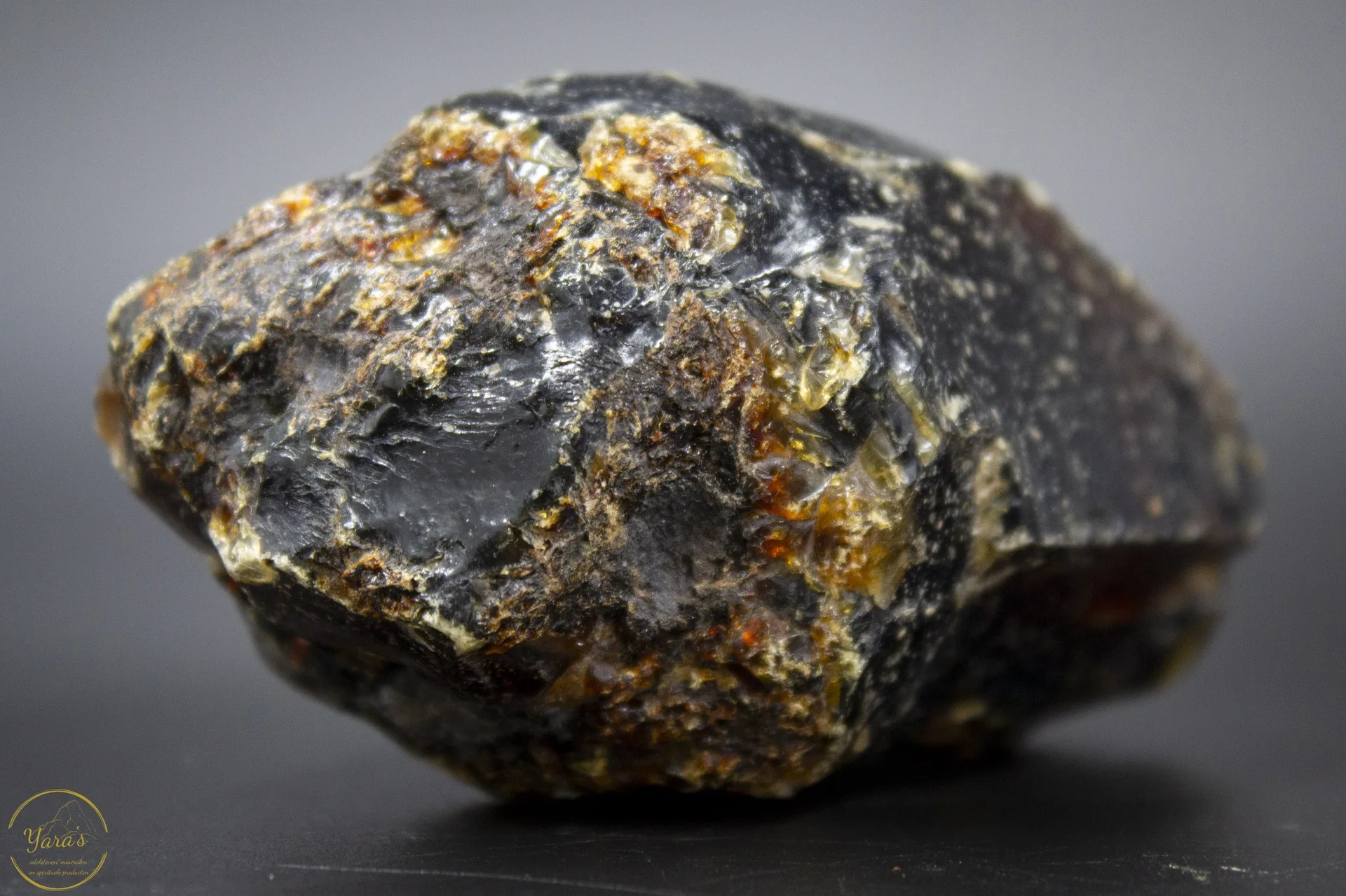 Blauwe Sumatra barnsteen ruw 78 gram - Image 2