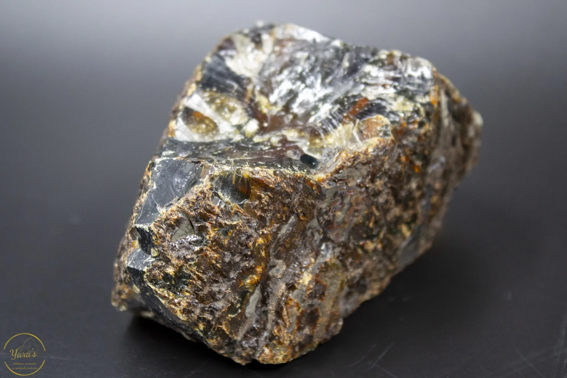 Blauwe Sumatra barnsteen ruw 130 gram - Image 3