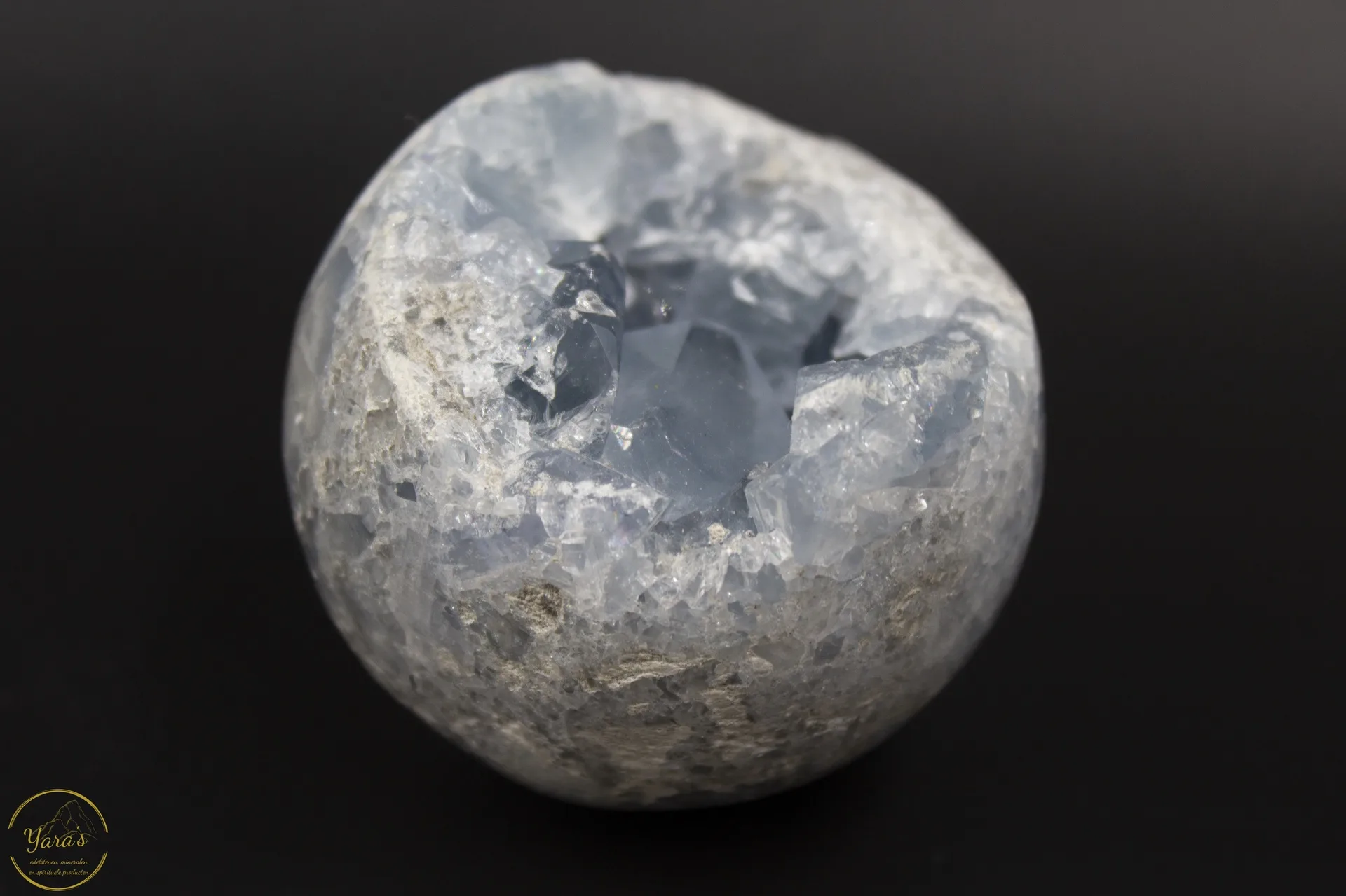 Celestien cluster bol/ruw 308 gram AA+ kwaliteit uit Madagaskar - Afbeelding 2