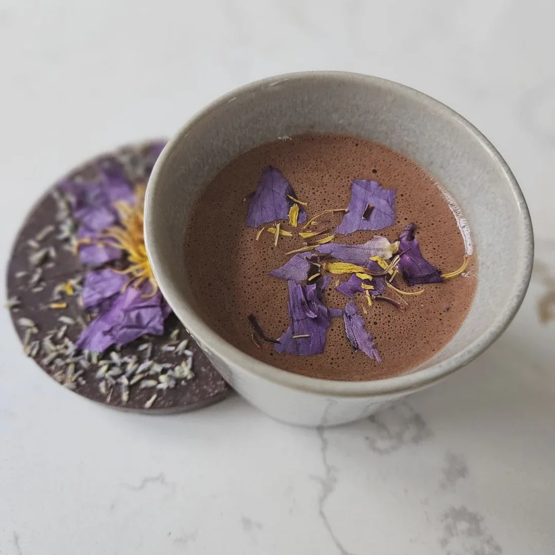 Herbal Cacao - Blissful Intuition (Blue Lotus & Lavender)- 100 gram - Afbeelding 3