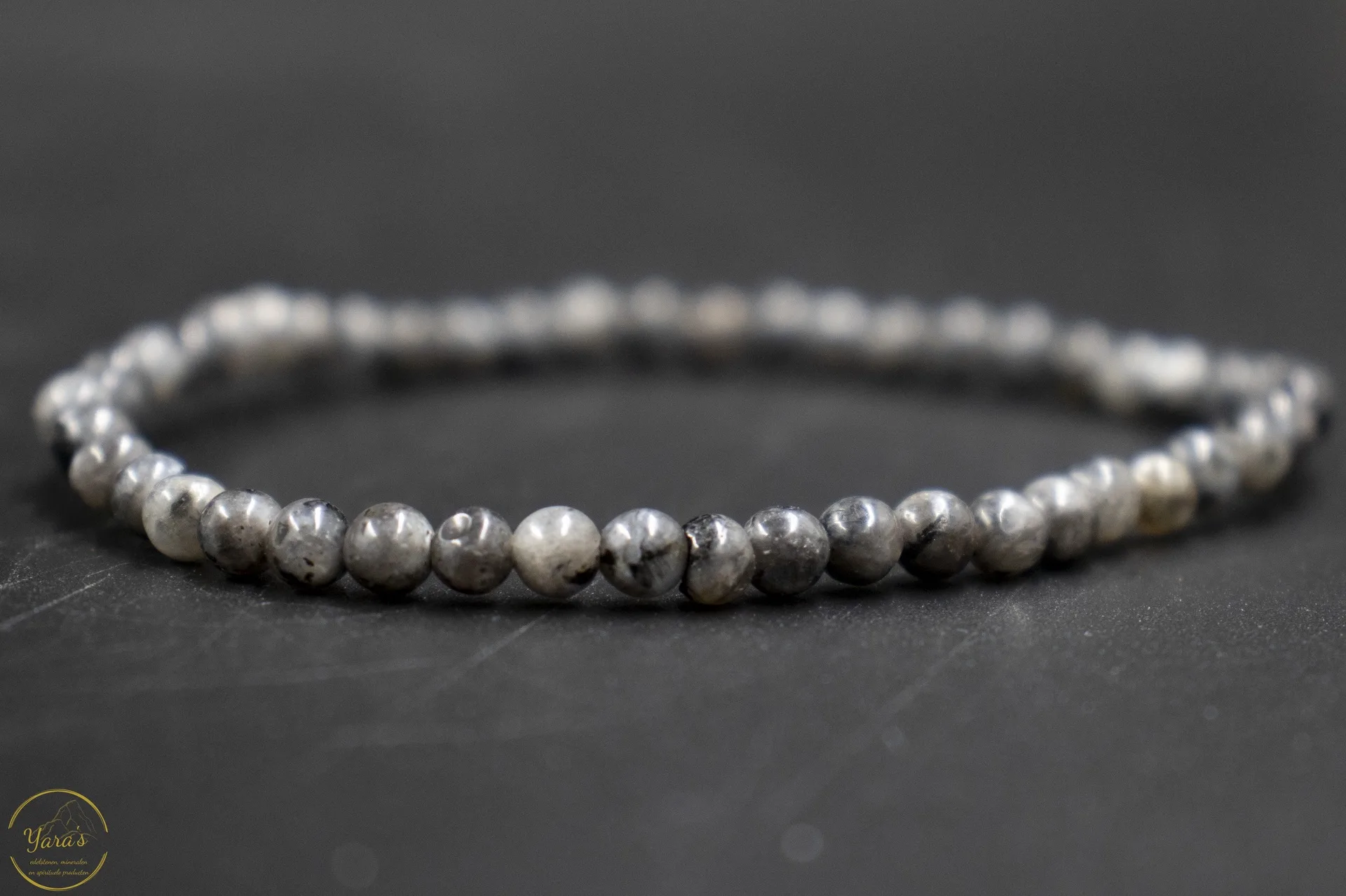 Larvikiet armband 4mm - Afbeelding 2