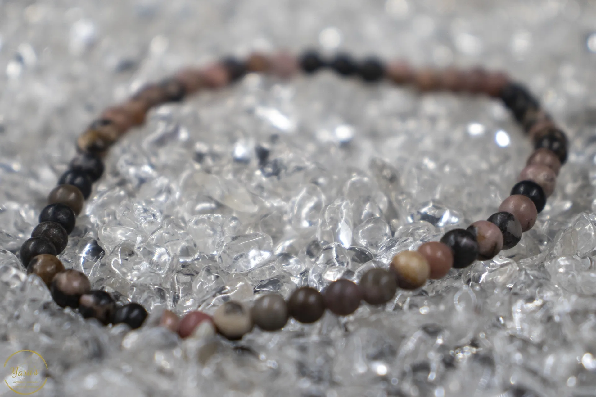 Rhodoniet armband 4mm