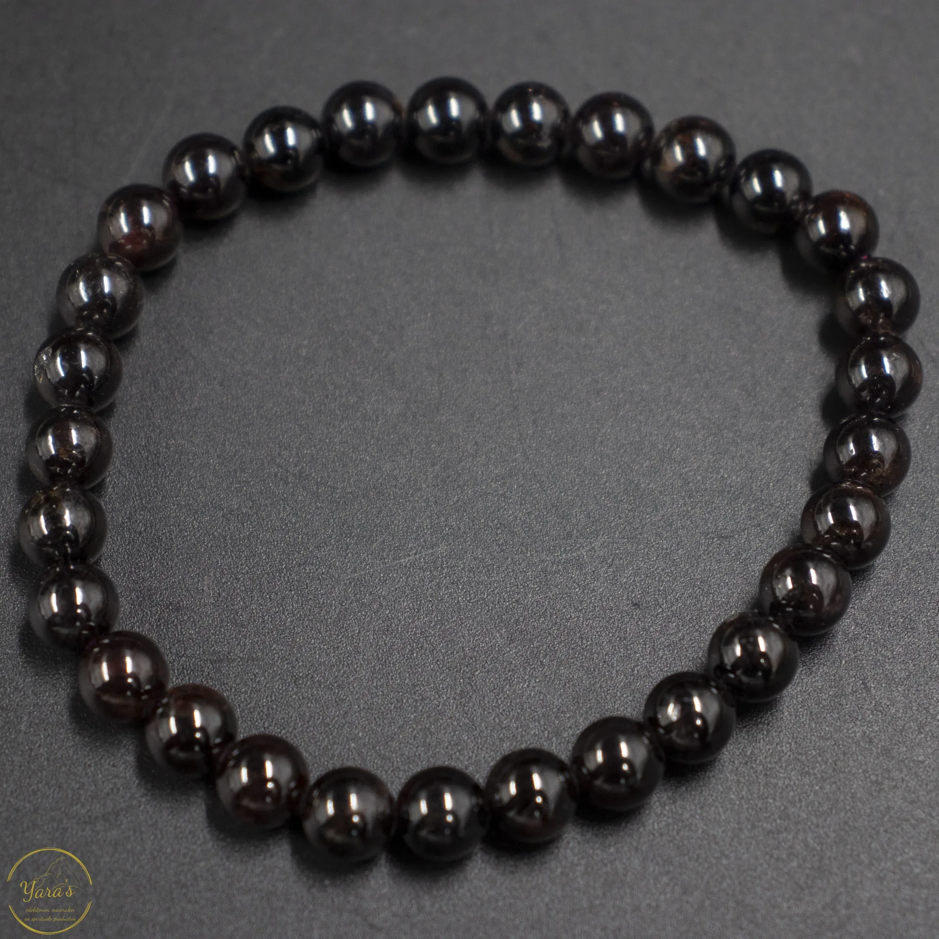 Granaat armband 6mm. - Image 3