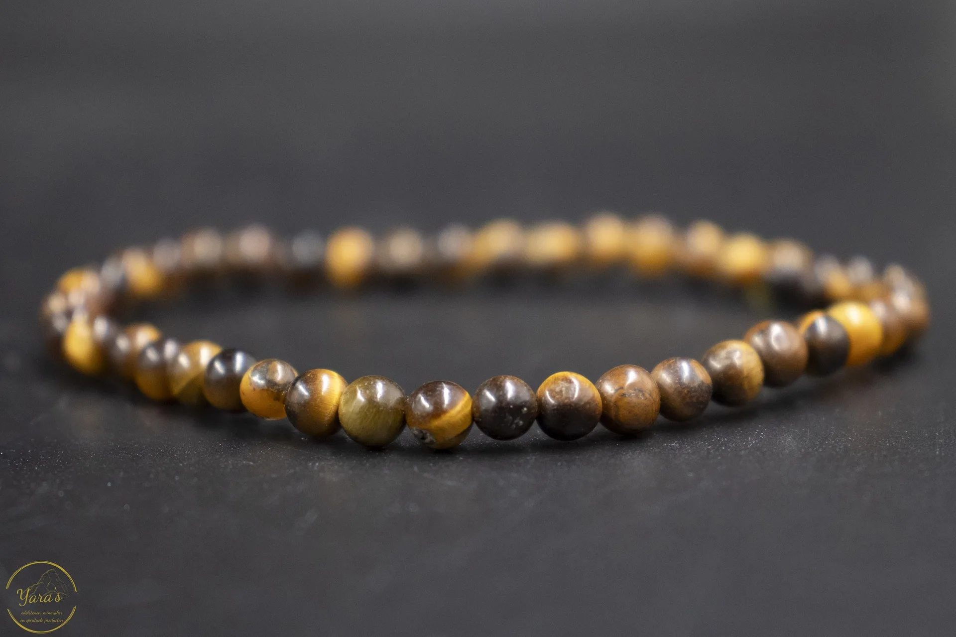 Tijgeroog armband 4mm.
