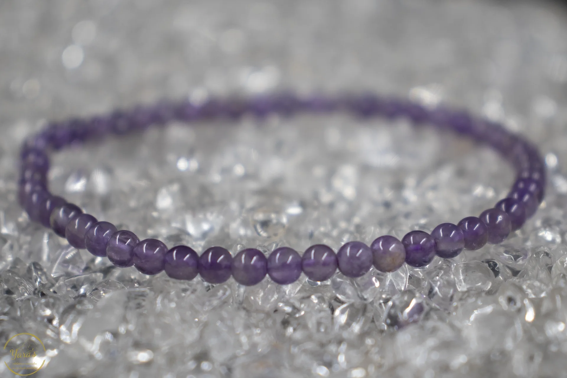 Amethist armband 4mm.