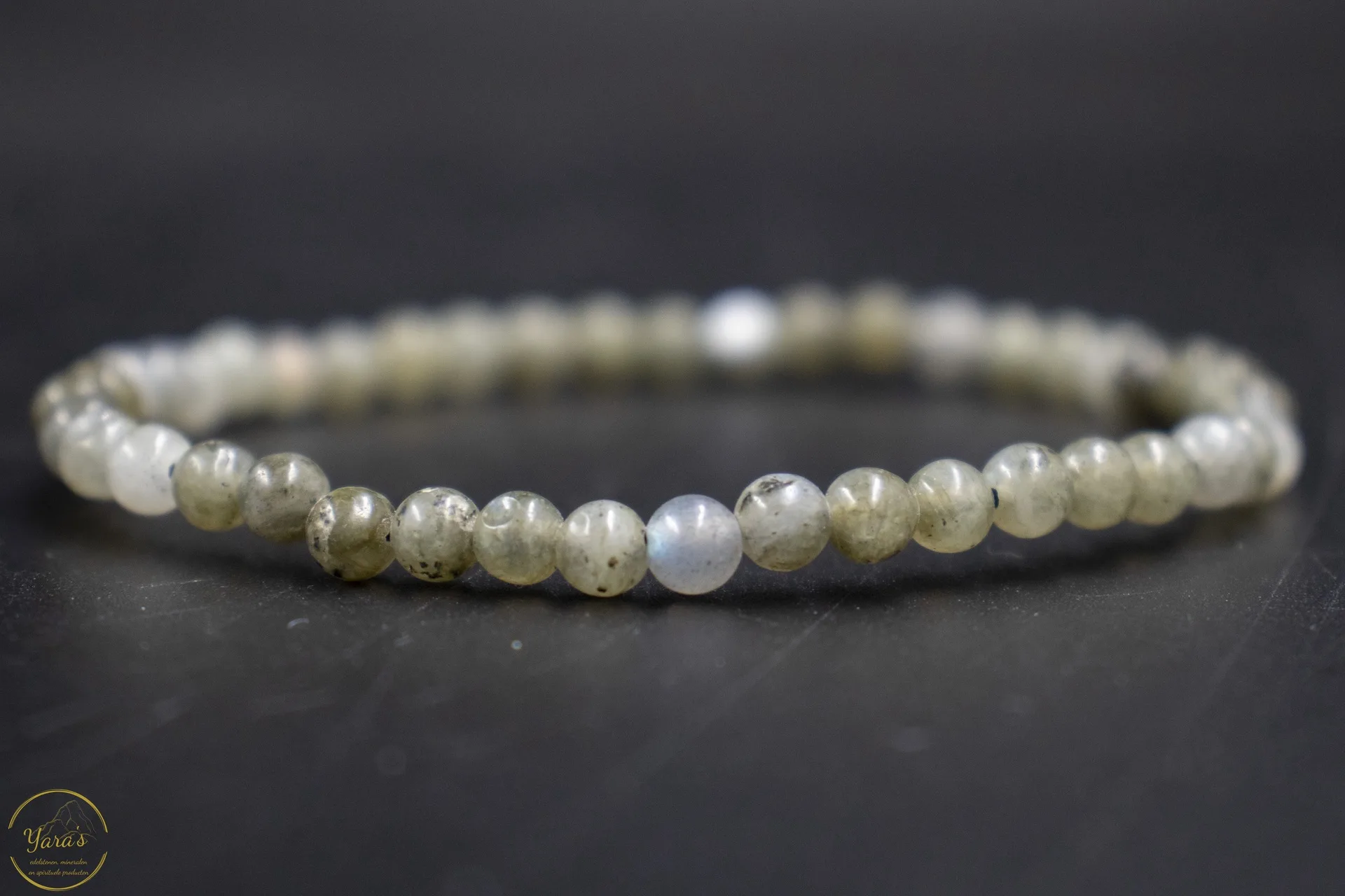 Labradoriet armband 4mm - Afbeelding 3