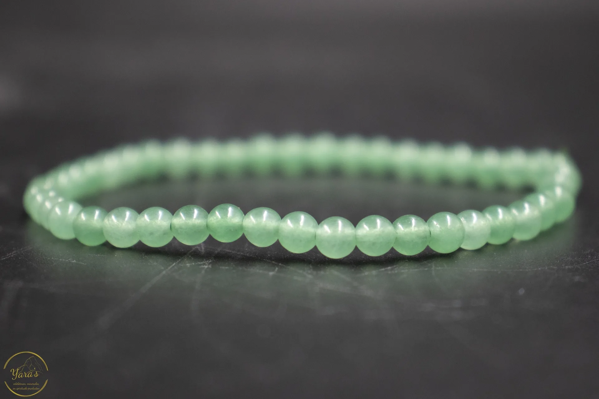 Groene Aventurijn armband 4mm.