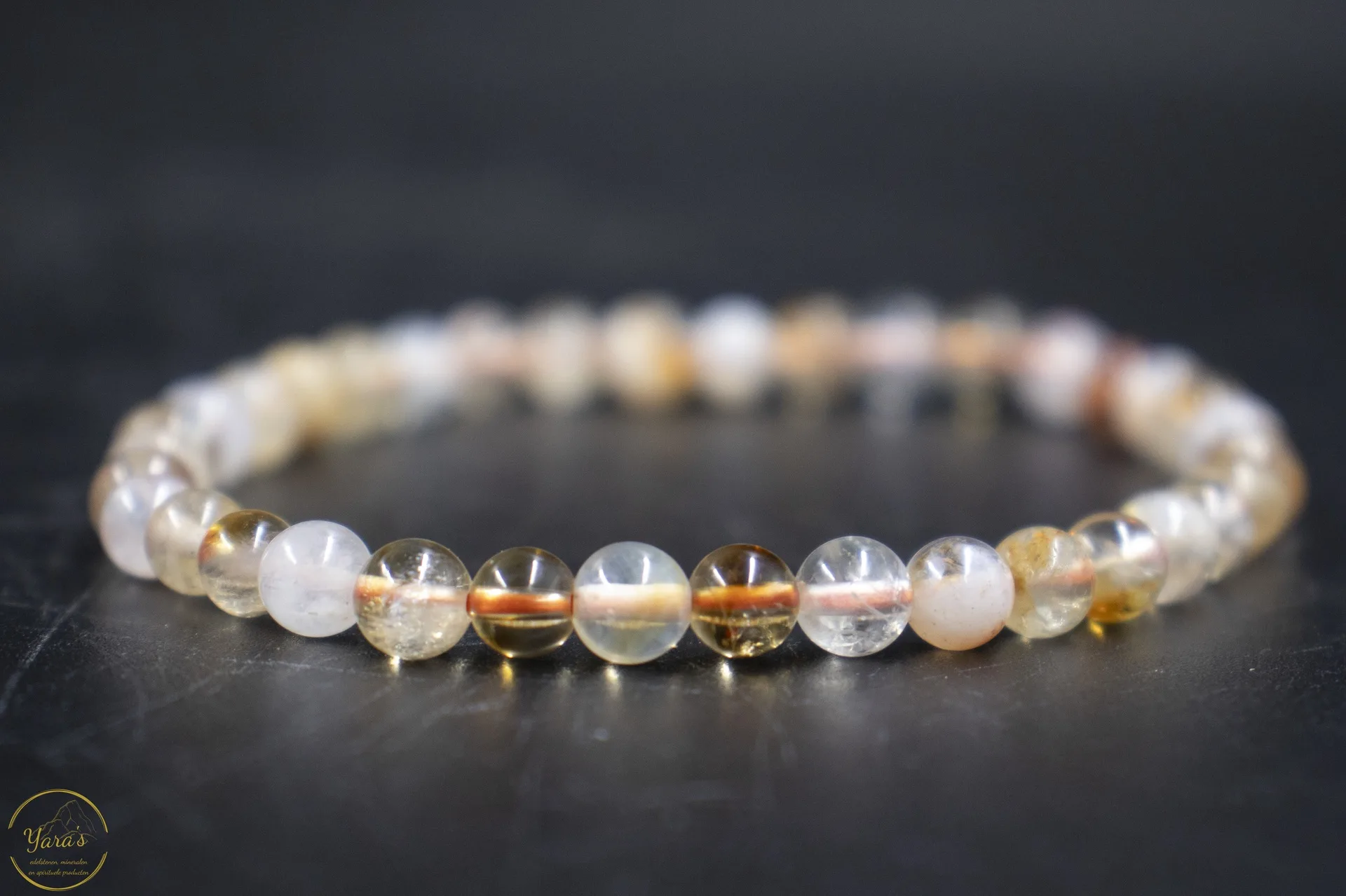 Citrien armband 4mm