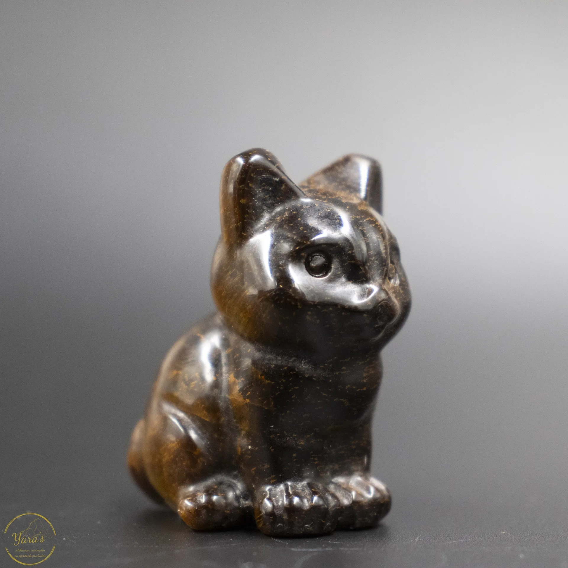 Tijgeroog poesje ca. 4 cm - Afbeelding 2