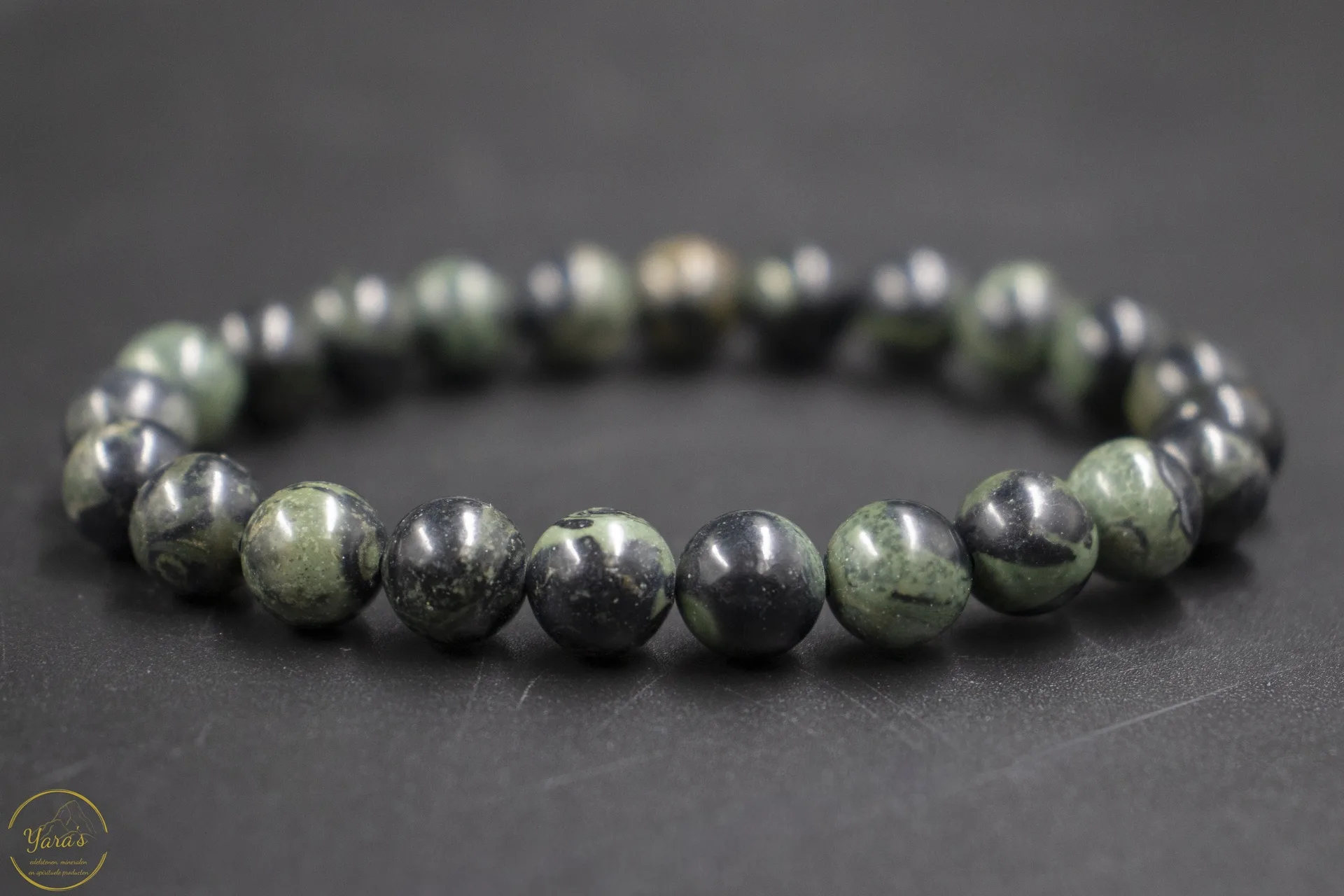 Kambaba jaspis / Eldariet armband 8mm