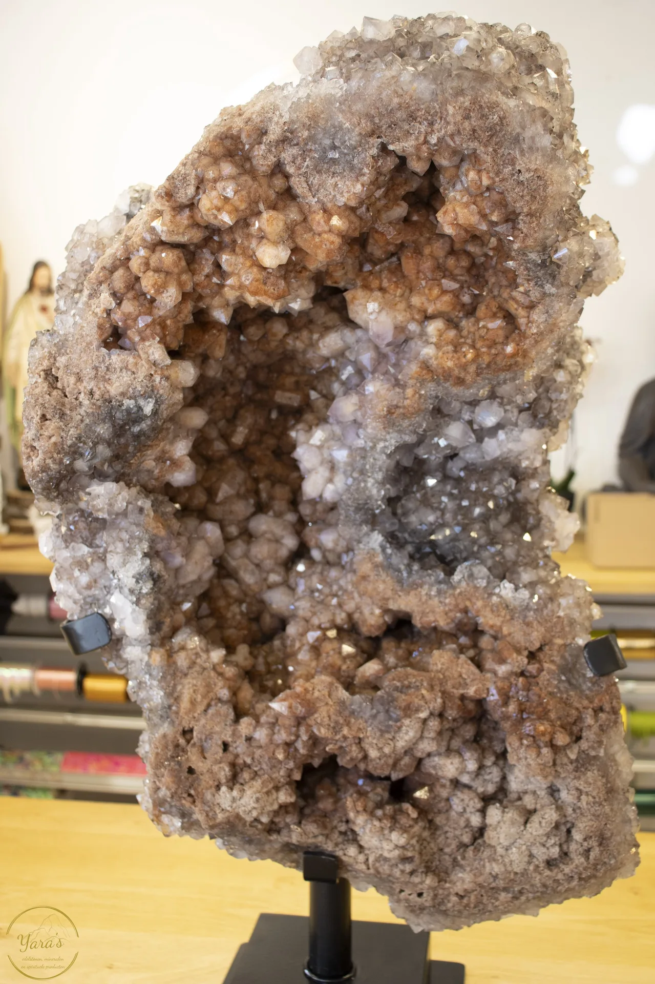 Amethist, toermalijn, rookkwarts museumstuk - 56kg - Image 4