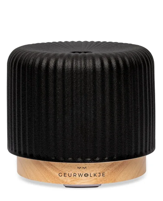 Live Slow- Geurwolkje® Aroma Diffuser - Keramiek Zwart - 200 ml - Image 2