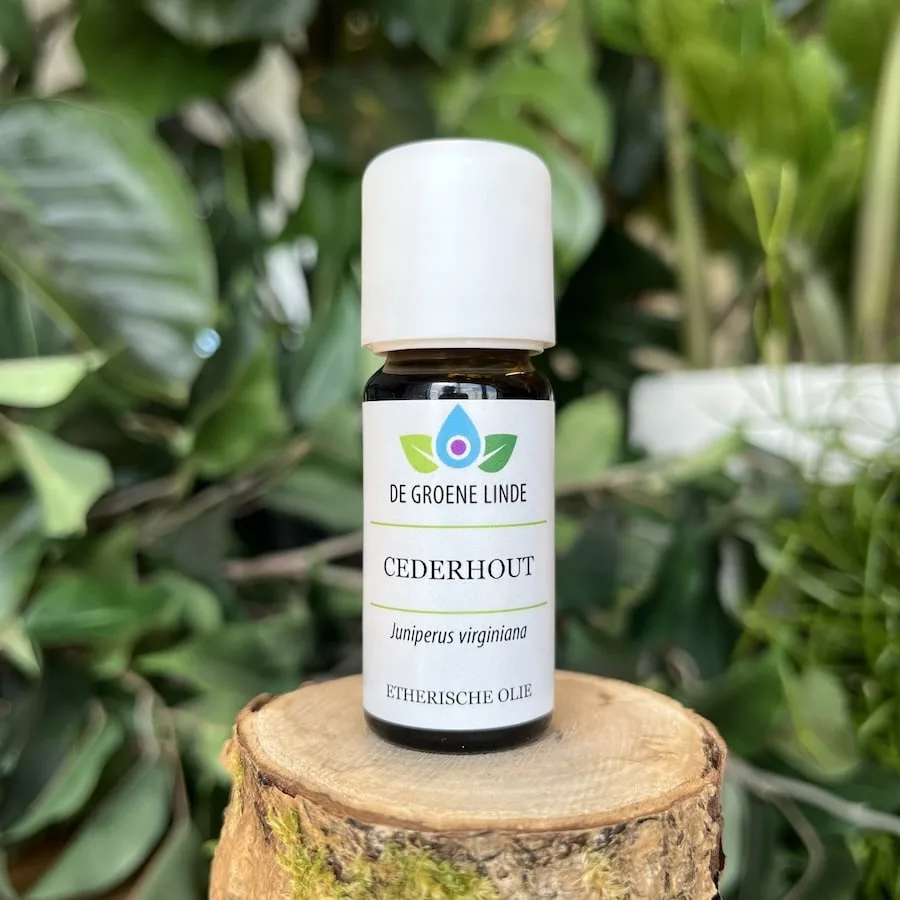 De Groene Linde - Cederhout (enkelvoudige) Etherische Olie 10ml