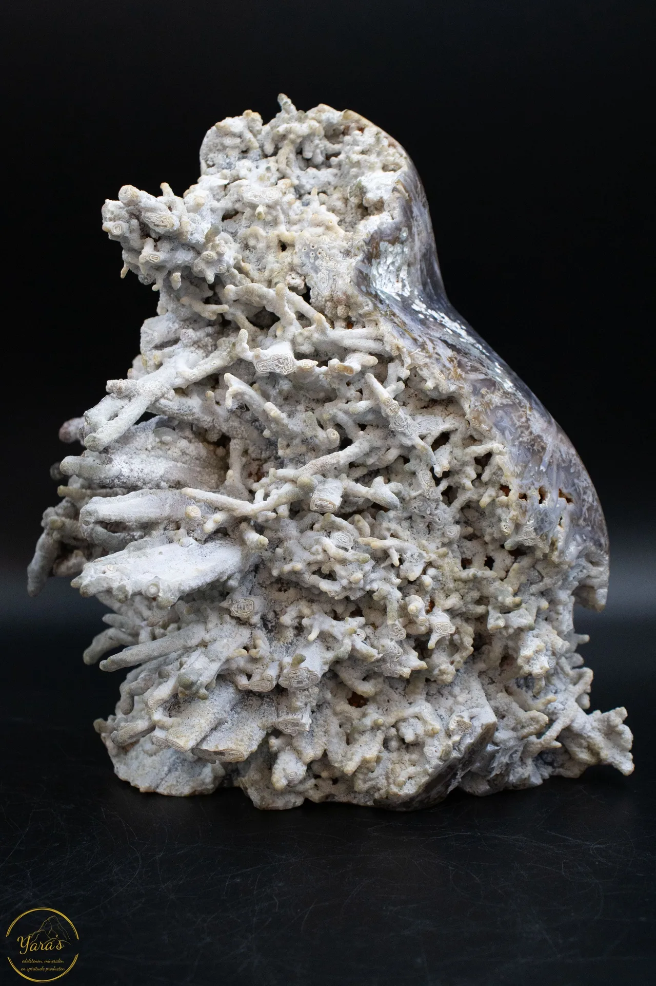 Flower Amethist/Zeoliet met witte agaat en calciet 7.35kg