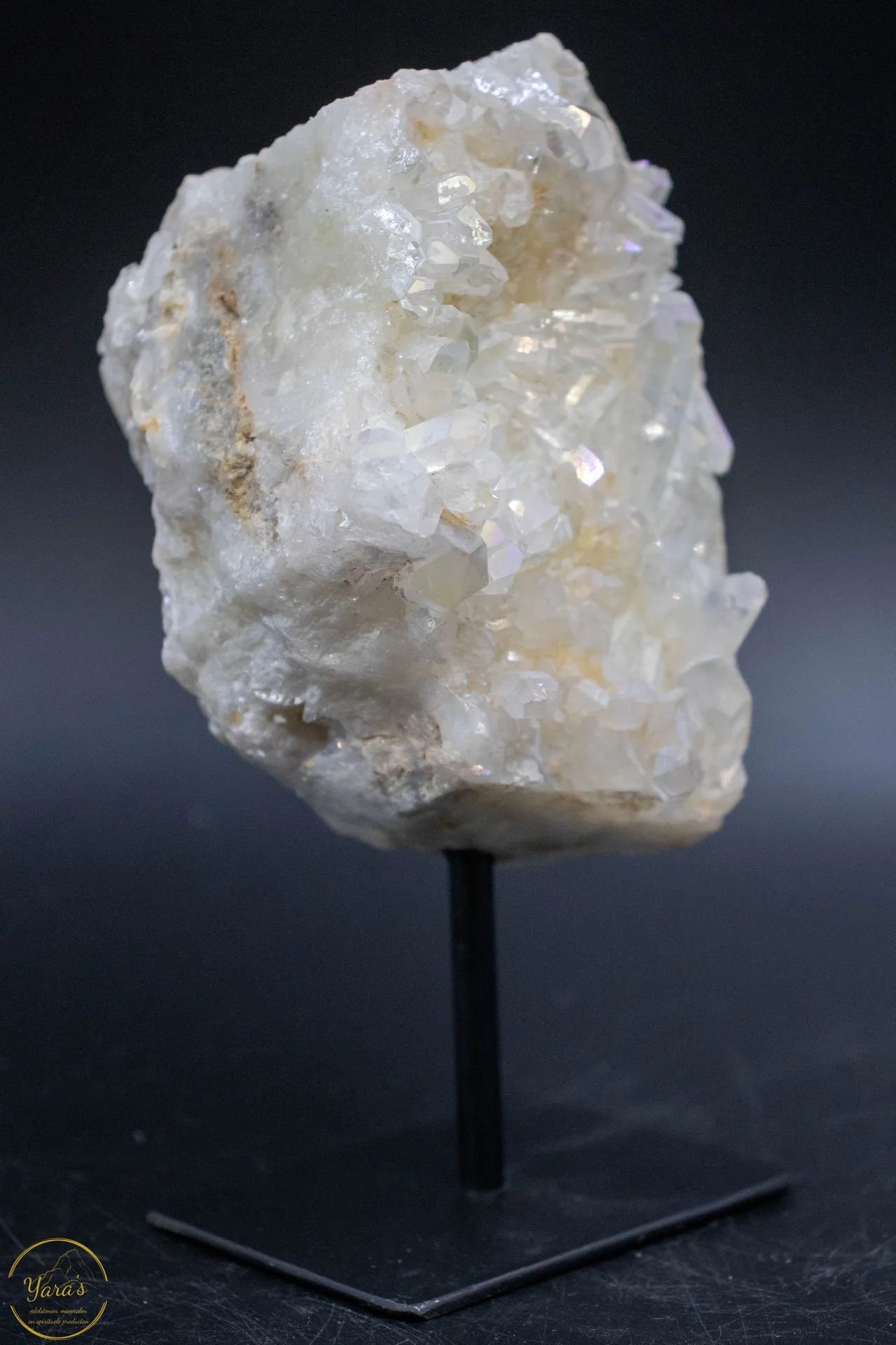 Angel Aura op Amethist op standaard 1.24 kg - Afbeelding 2