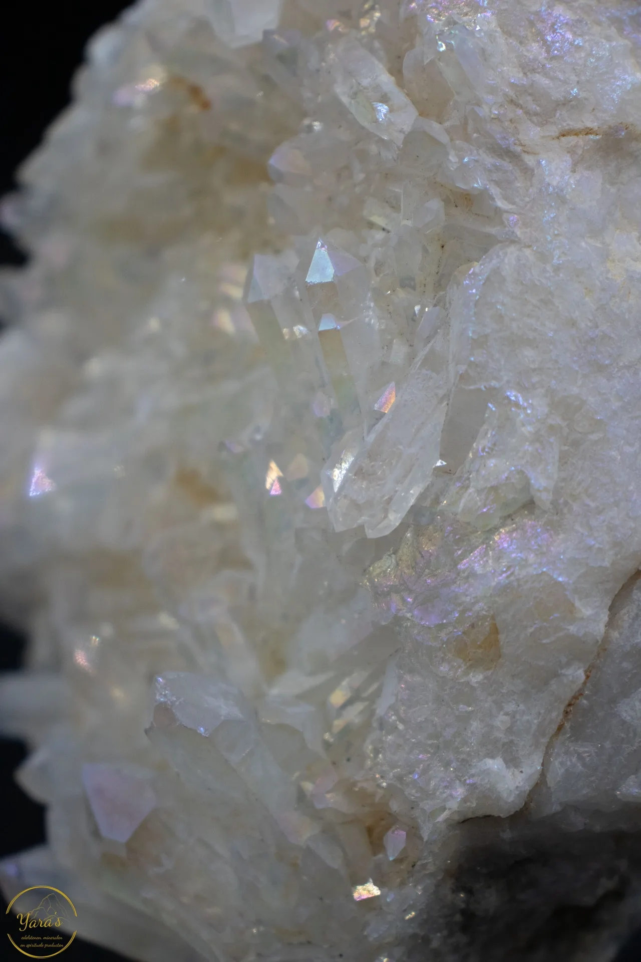 Angel Aura op Amethist op standaard 1.24 kg - Afbeelding 4