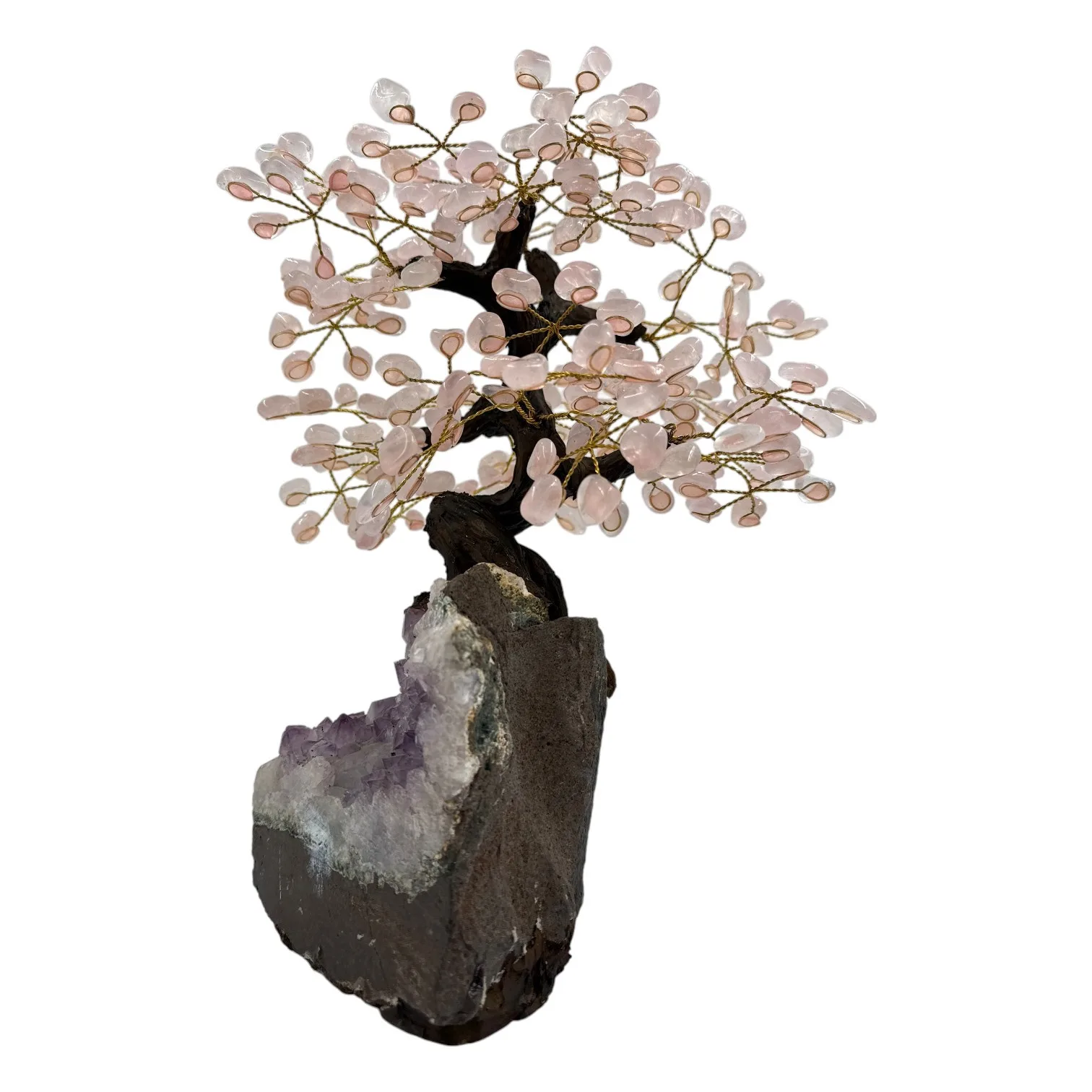 Rozenkwarts bonsai edelstenenboompje ca. 40 cm - Image 2