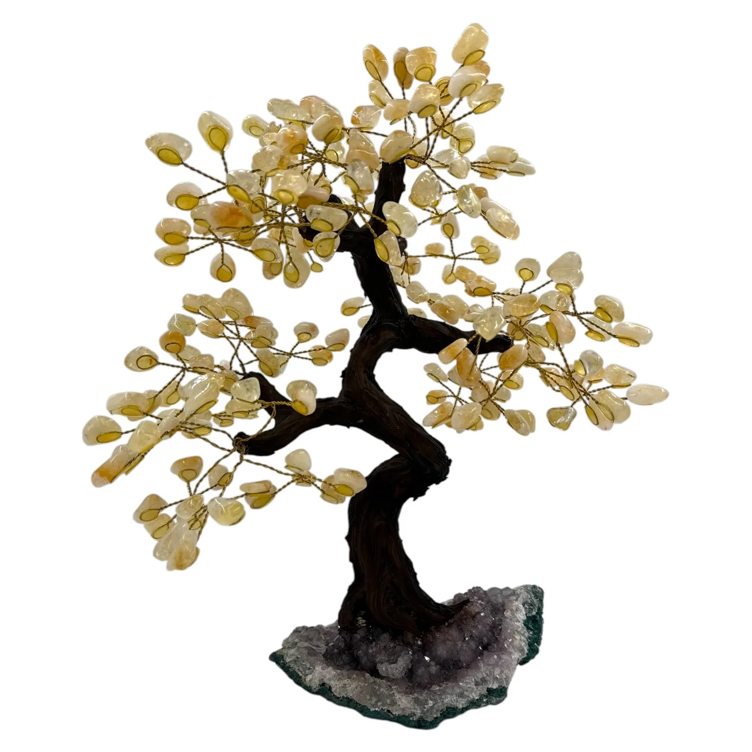 Gebrande amethist bonsai edelstenenboompje ca. 40 cm - Image 2