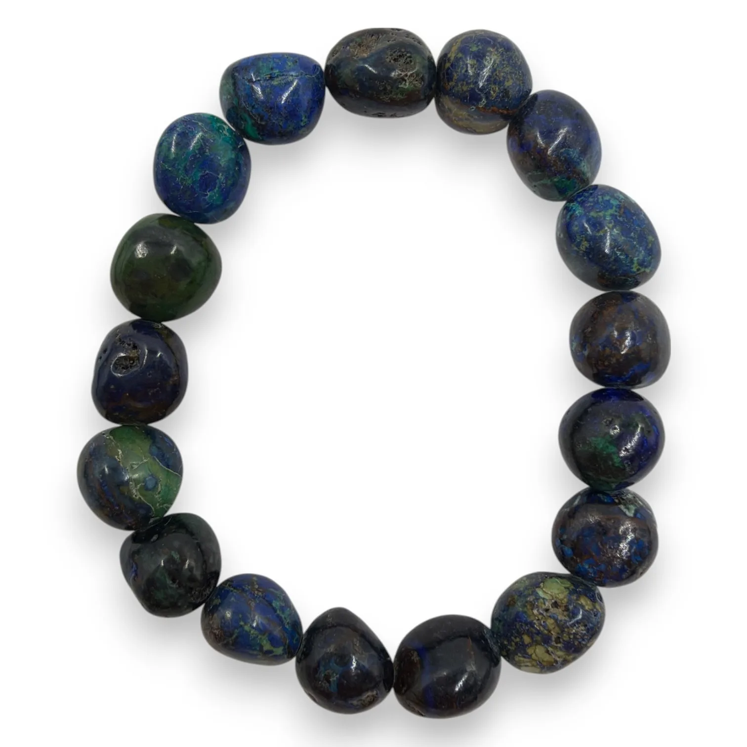 Azuriet armband 8x12mm - Afbeelding 2
