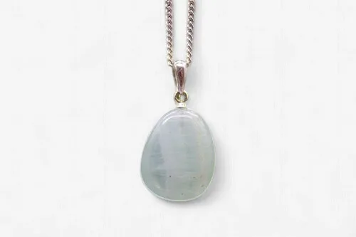 Caribbean Green calciet / Pistache Calciet Hanger Zilver - Image 4