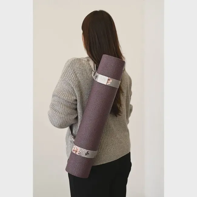 Draagriem voor Yogamat - Fullcolour Print - Vintage Flowers - Afbeelding 2